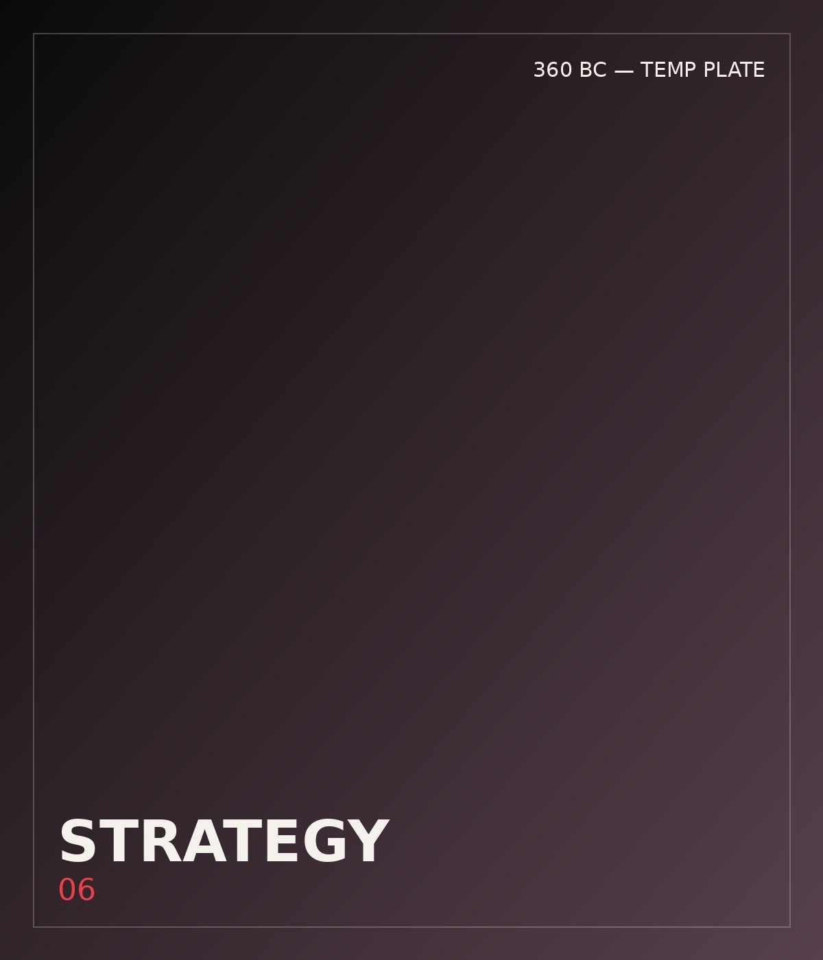 Digital strategy — placeholder, to be replaced with 360 BC footage