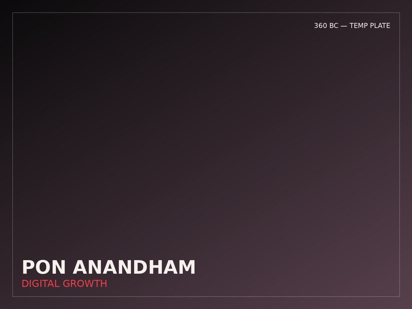 Pon Anandham — placeholder image